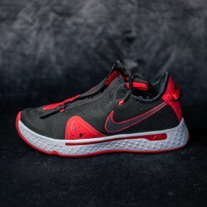 Nike Paul George 4 Red Black White Men's Size 9.5